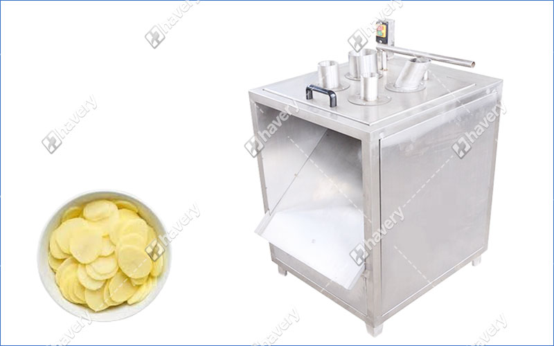 commercial potato chips slicer machine with fast cutting speed
