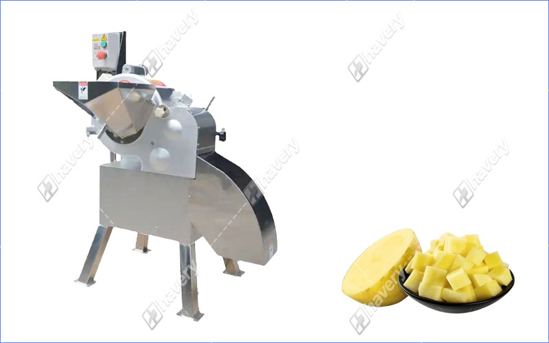 Commercial Potato Cube Cutter Machine with Adjustable Size potato cube cutter machine