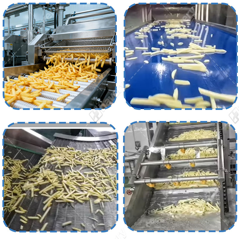 french fries production line details