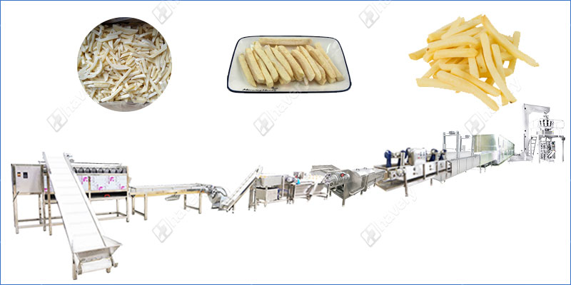 frozen french fries production line1