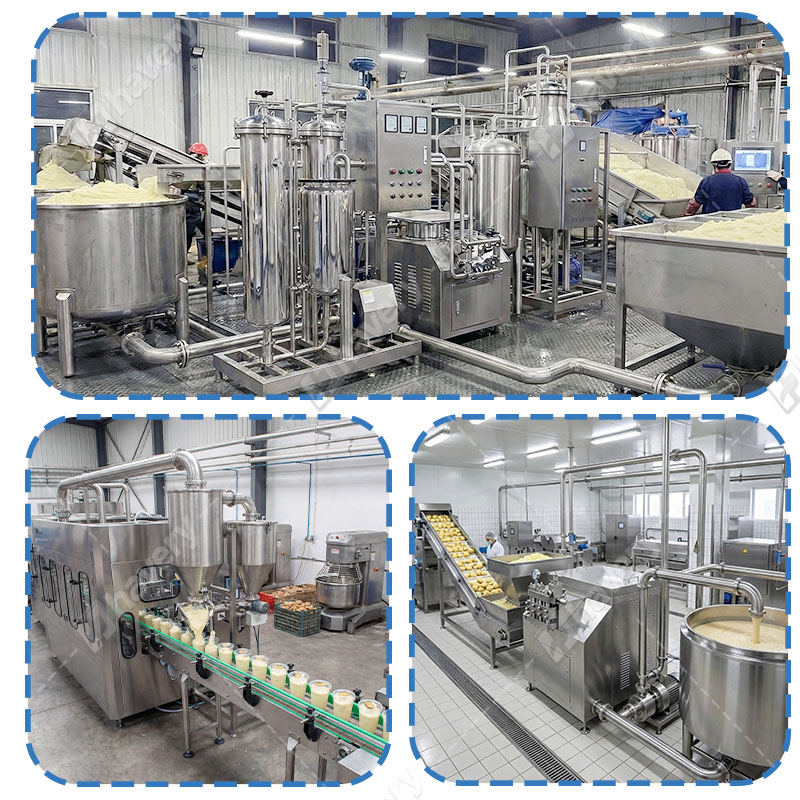 potato paste production line details