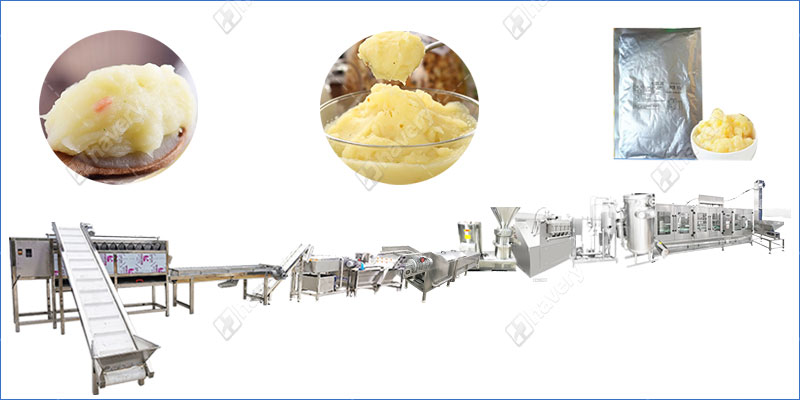 potato paste production line